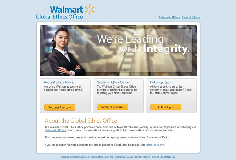 Walmart Ethics